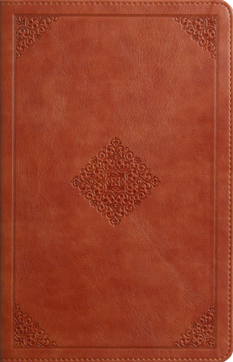 ESV Thinline Bible (Trutone, Terracotta, Ornament Design) - English Standard - 9781433577598