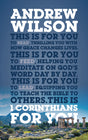 1 Corinthians for You: Thrilling You with How Grace Changes Lives (God's Word for You) - Wilson, Andrew - 9781784986230