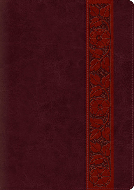 ESV Study Bible, Large Print (Trutone, Mahogany, Trellis Design, Indexed) - English Standard - 9781433567018