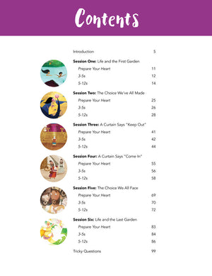 The Garden, the Curtain and the Cross Sunday School Lessons: A Six-Session Curriculum from Genesis to Revelation (Tales That Tell the Truth)